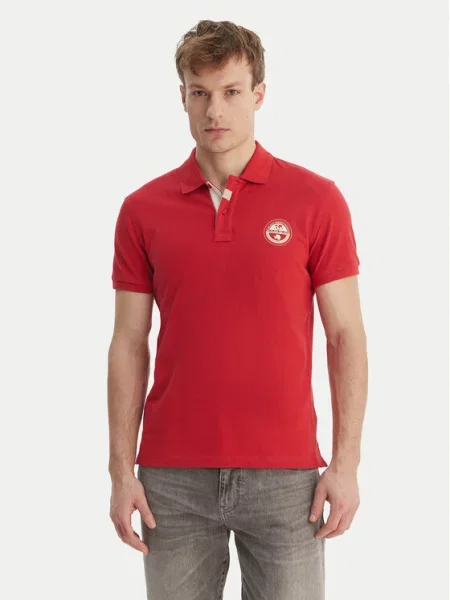 Napapijri Polo E-Clanis czerwony