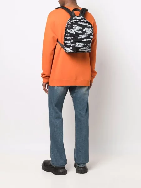 Rucsac Vetements cu imagine negru