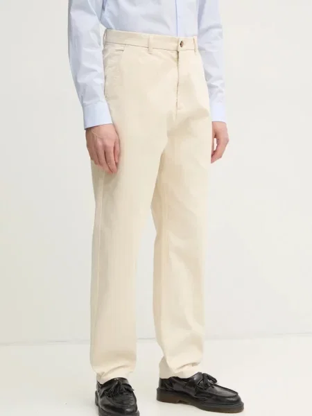 Kalhoty Lindbergh ve střihu chinos béžová