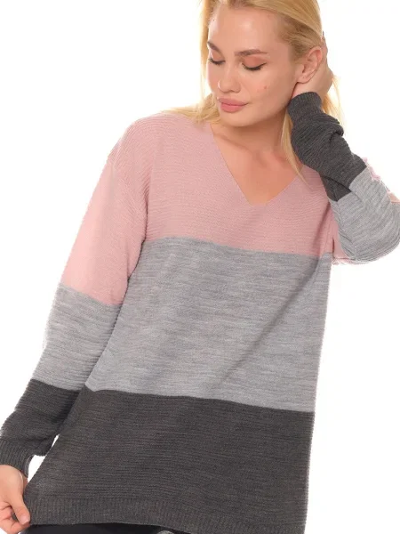 Pulover Dewberry gri