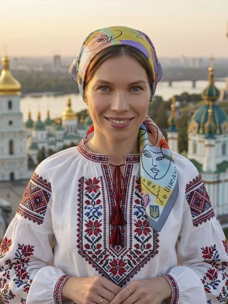 Шелковый платок Myscarf