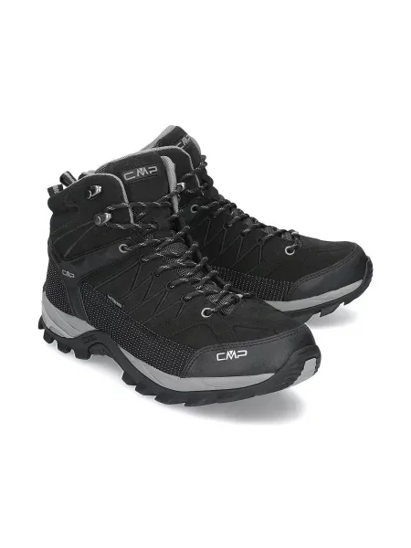 Trekové boty CMP Rigel Mid black bílé