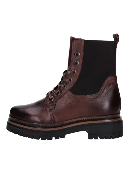 Buty do kostki Mjus skórzane brązowe