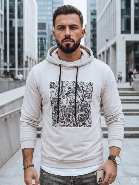Bluza ecru Dstreet