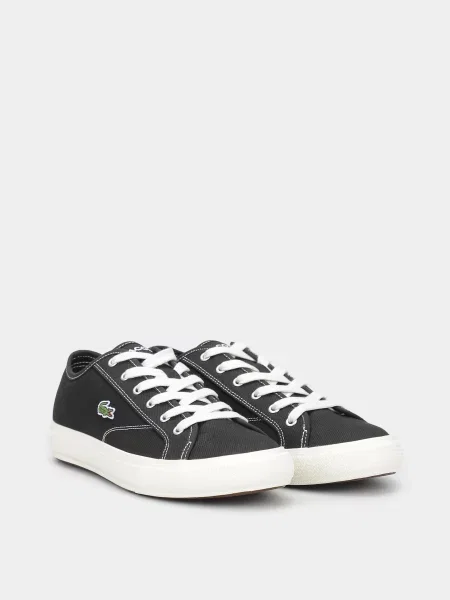 Lacoste Кеди низькі Текстиль чорний