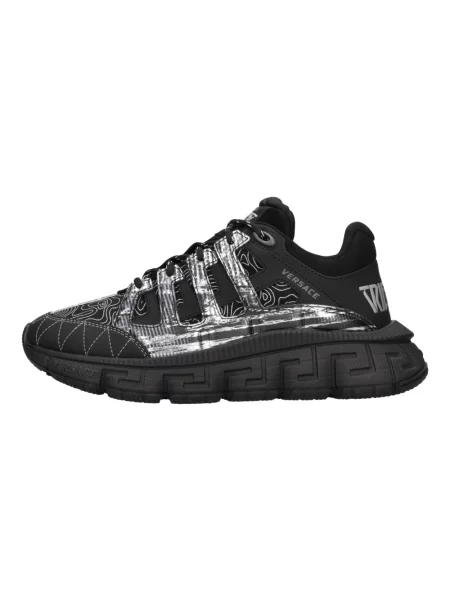 Sneakersy Versace Trigreca skórzane czarne