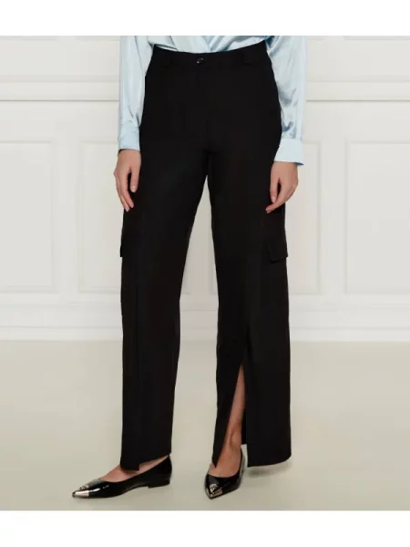 Pinko Nadrág PELAGGI | flare fit fekete