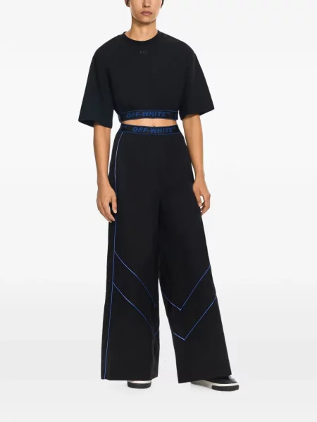 Pantaloni Off-white alb