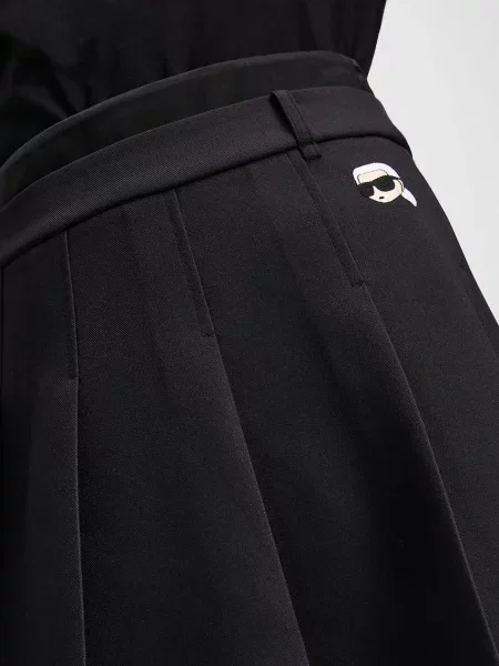 Sukně Karl Lagerfeld mini áčková černá