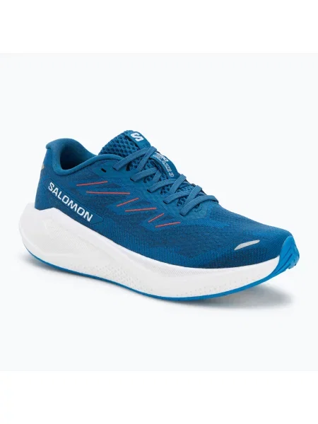 Мъжки обувки за бягане Salomon Aero Blaze 3 dark blue/cherry tomato синьо