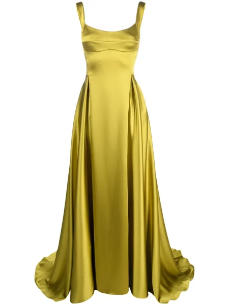 Rochie Atu Body Couture din satin verde