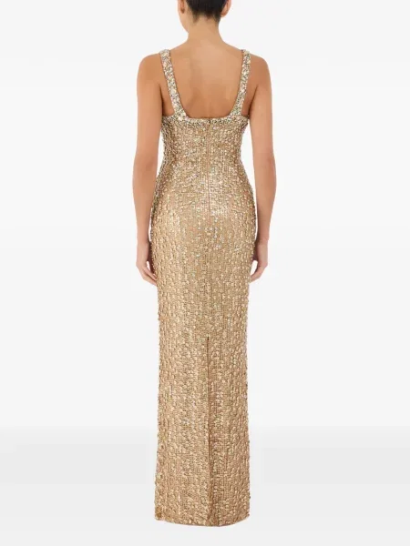 Rochie maxi Jenny Packham cu paiete de costum