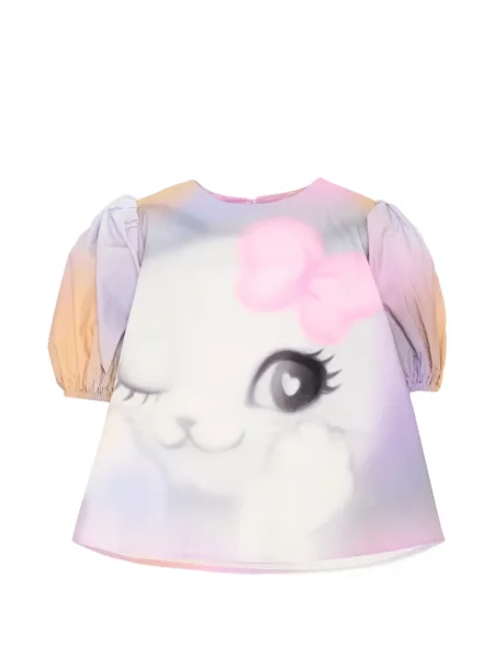Top dziecięcy Poco Blush fioletowy