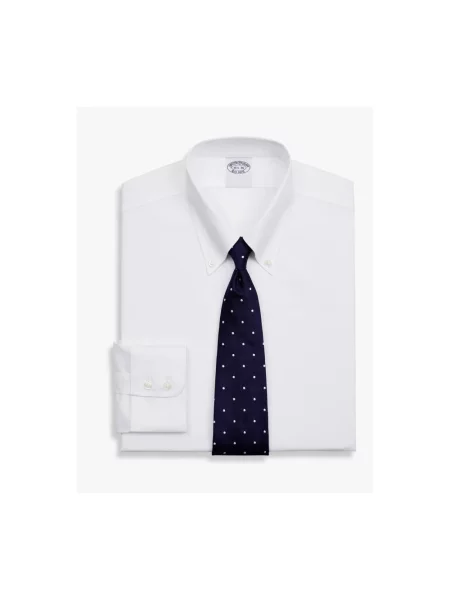 Koszula Brooks Brothers biznesowa z twillu biała