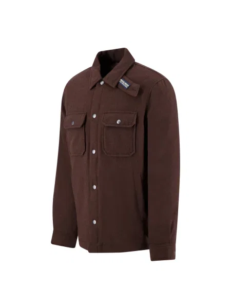 Kurtka koszulowa Woolrich brązowa