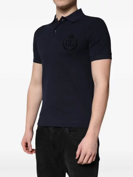 Polo Dolce & Gabbana με κέντημα μπλε