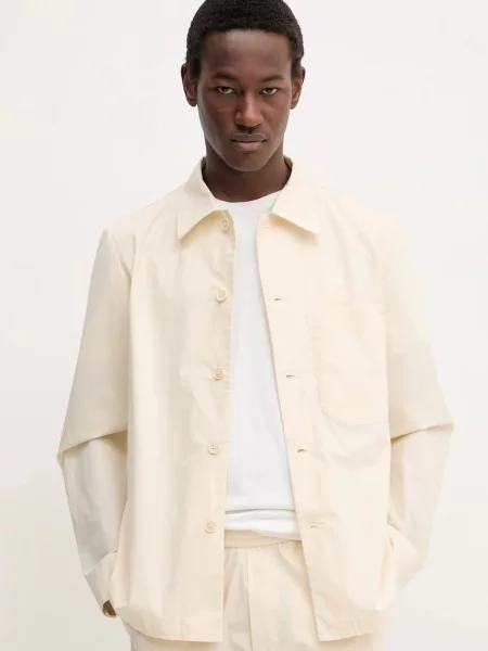 Košulja BARENA VENEZIA Camicia Mola za muškarce regular s klasičnim ovratnikom bež