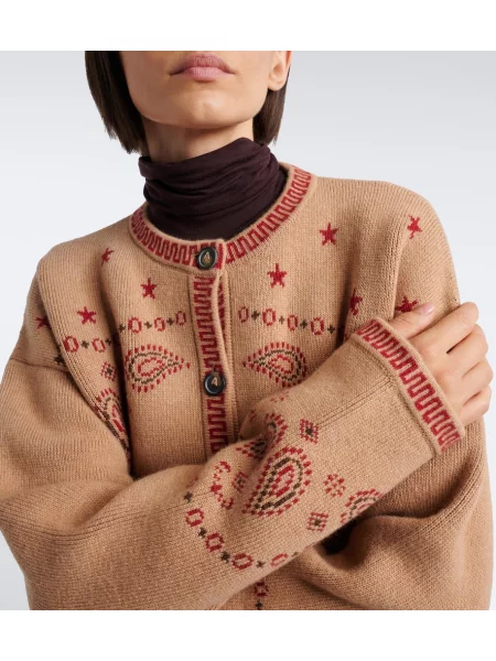Cardigan Alanui de lână bej