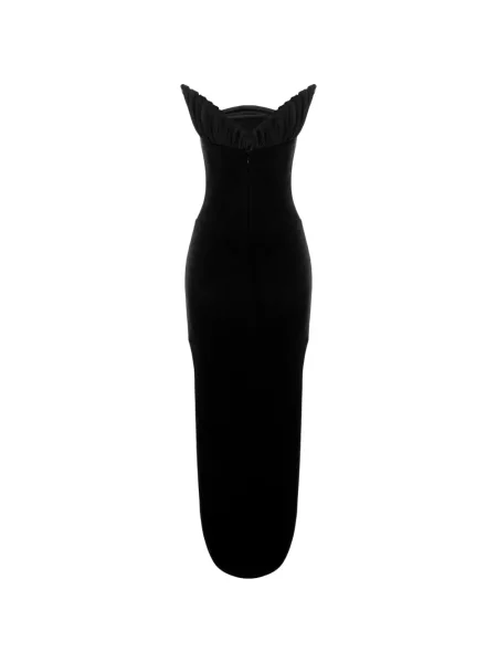 Rochie maxi V:pm Atelier fără bretele negru