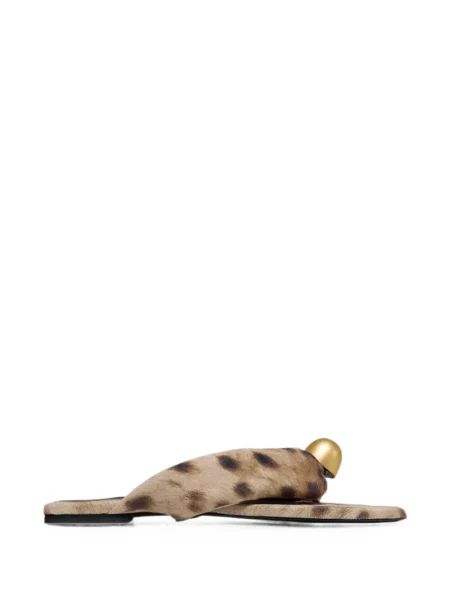 Sandale Vanda Novak cu imagine cu model leopard