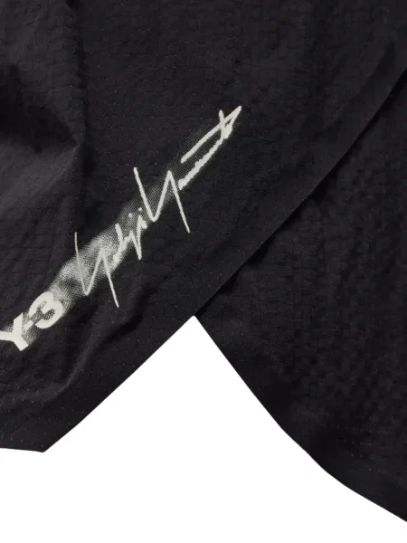 Pantaloni scurți Y-3 cu imagine negru