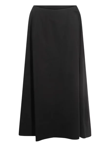 Fustă midi Balenciaga în linie A negru
