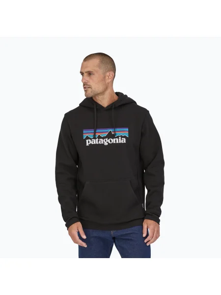 Patagonia Logo melegítőfelső Uprisal fekete. Méret: M fekete