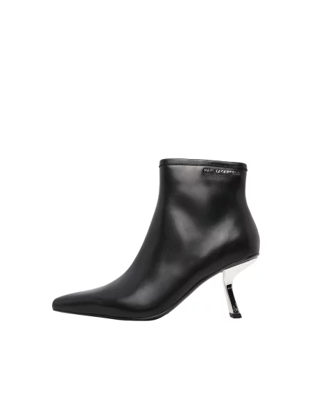 Karl Lagerfeld Cizme glezne negru
