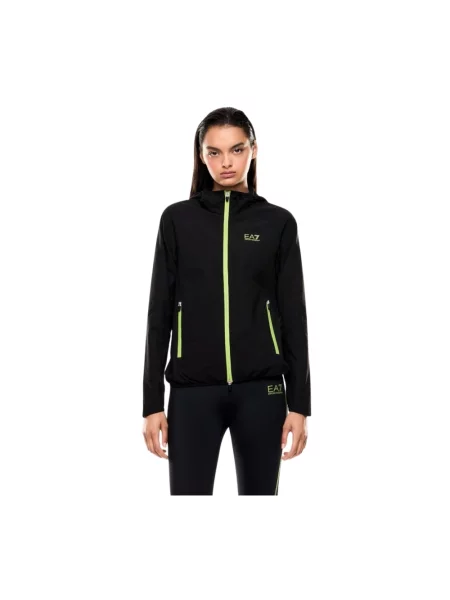 Kurtka Emporio Armani Ea7 z kapturem czarna