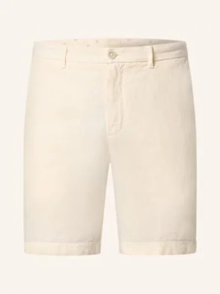 Lněné Šortky krémová