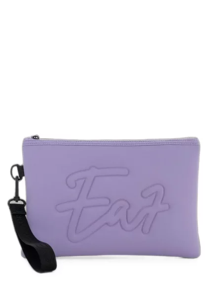 Estélyi táska Ea7 Emporio Armani autogrammal lila