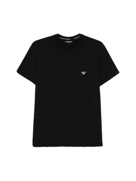 Koszulka Emporio Armani klasyczna czarna