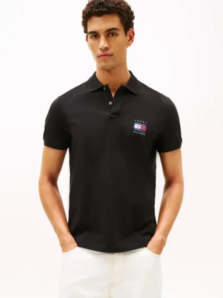 Tommy Hilfiger Polo negru