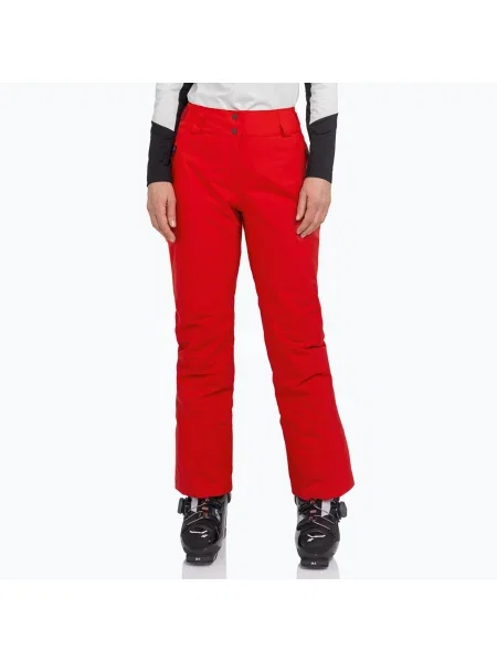 Дамски скиорски панталони Schöffel Pine scarlet red червено