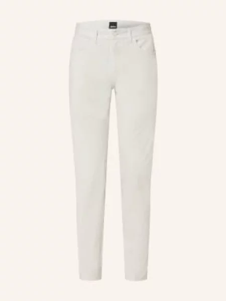 Boss Spodnie Delaware Slim Fit grau szare