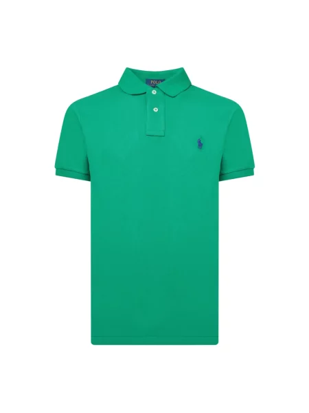 Dzianinowa koszulka polo Polo Ralph Lauren zielona