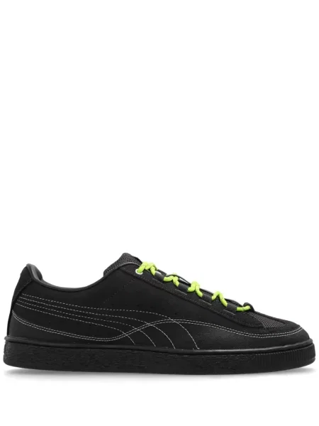 Sneakerși Puma Suede din piele de căprioară negru
