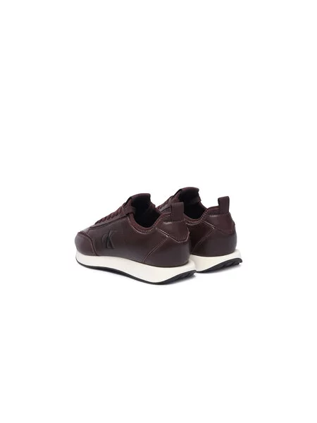 Superge Calvin Klein Retro Runner Sock Panl Lth Neo Rjava rdeča