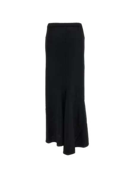 Fustă midi Junya Watanabe asimetrică negru