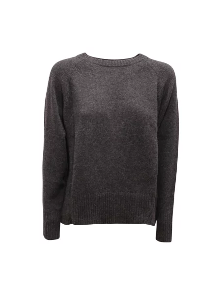 Sweter Marella wełniany szary