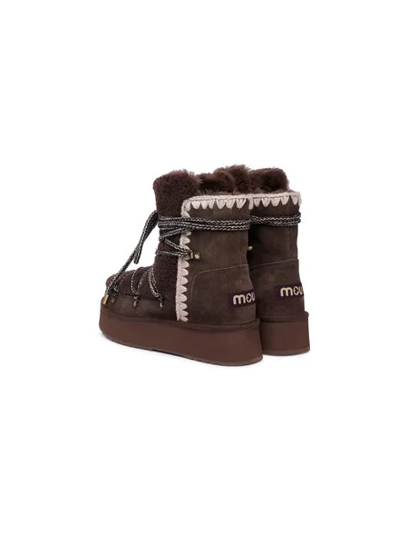 Mou Sniego batai Mini Eskimo Tamsiai ruda