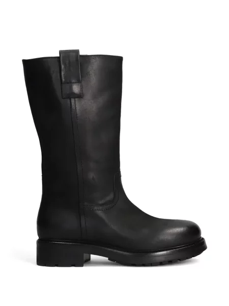 Botine Strategia Shoes din piele negru