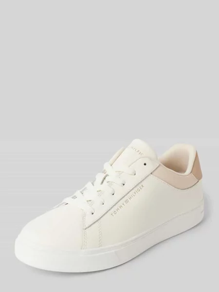 Sneakersy Tommy Hilfiger skórzane białe