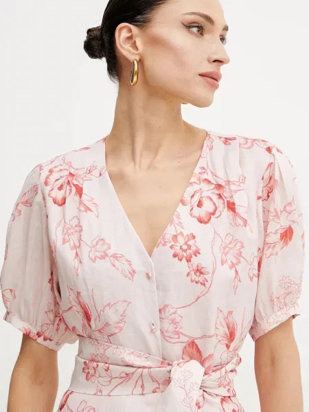 Marella sukienka REGARD maxi rozkloszowana różowy