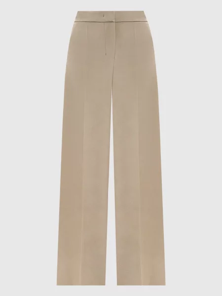Штани кольору хакі PALANCA із шовку Max Mara