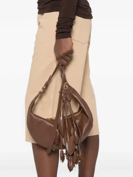 Geantă Sportmax din piele maro