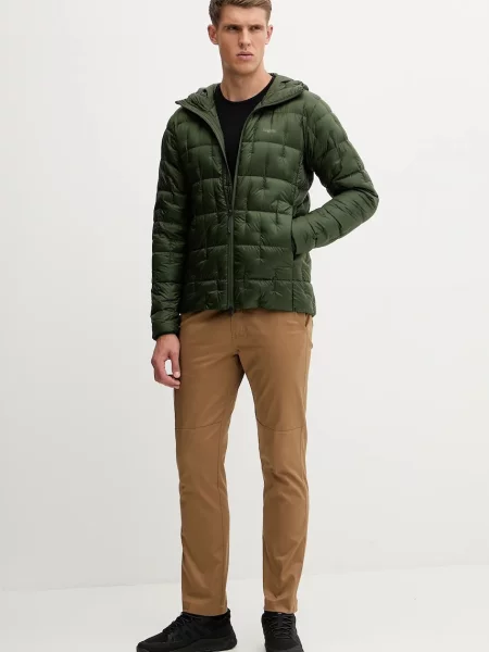 Пуховик Haglofs зеленый