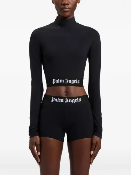 Top Palm Angels cu autograf negru