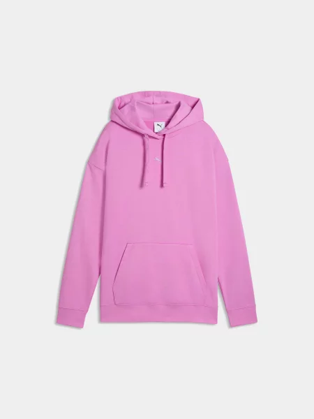 Худі PUMA Ess Cat Logo Hoodie комбінований верх рожевий