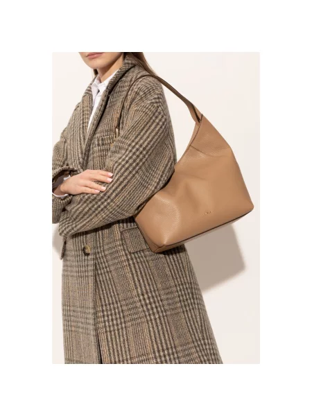 Torebka Furla skórzana brązowa